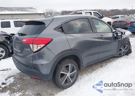 2022 Honda Hr-V Awd Ex из США, поврежденный, VIN 3CZRU6H53NM712516